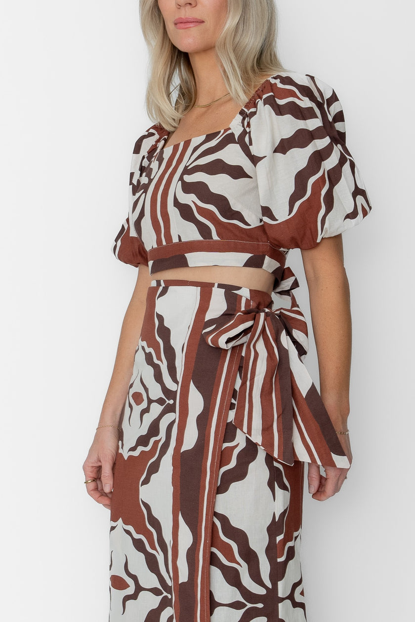 Christine Wrap Skirt